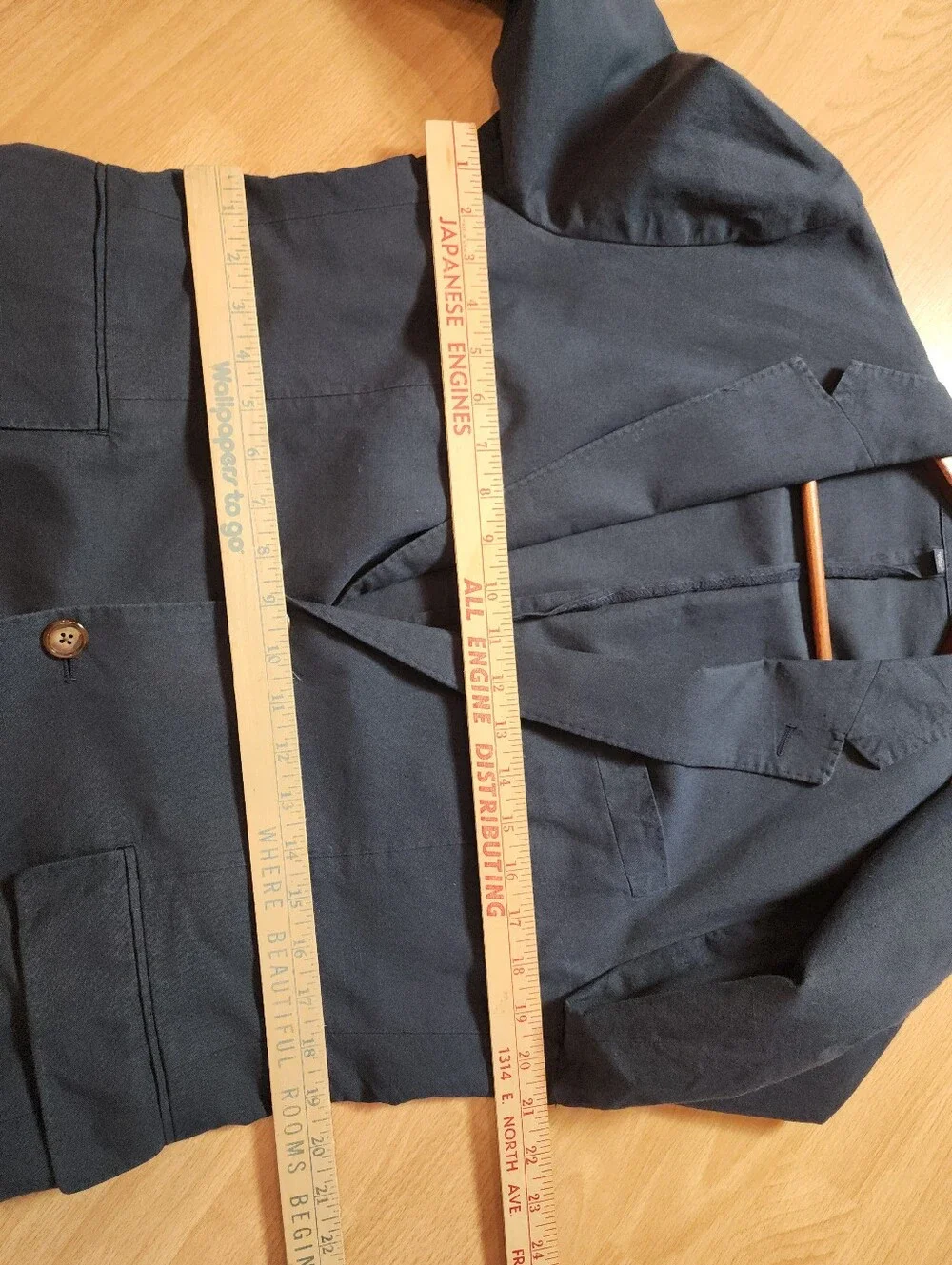 J. Crew Ludlow Baird Mcnutt Unstructured Suit Jacket Blazer Linen Blend Blue 40S